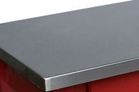 stainless steel countertop